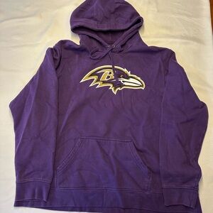 Baltimore Ravens Fanatics Deep Purple Fleece Hoodie